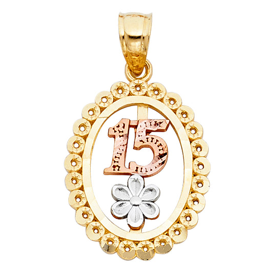 15 Años Pendants - 14K GOLD - PT1904