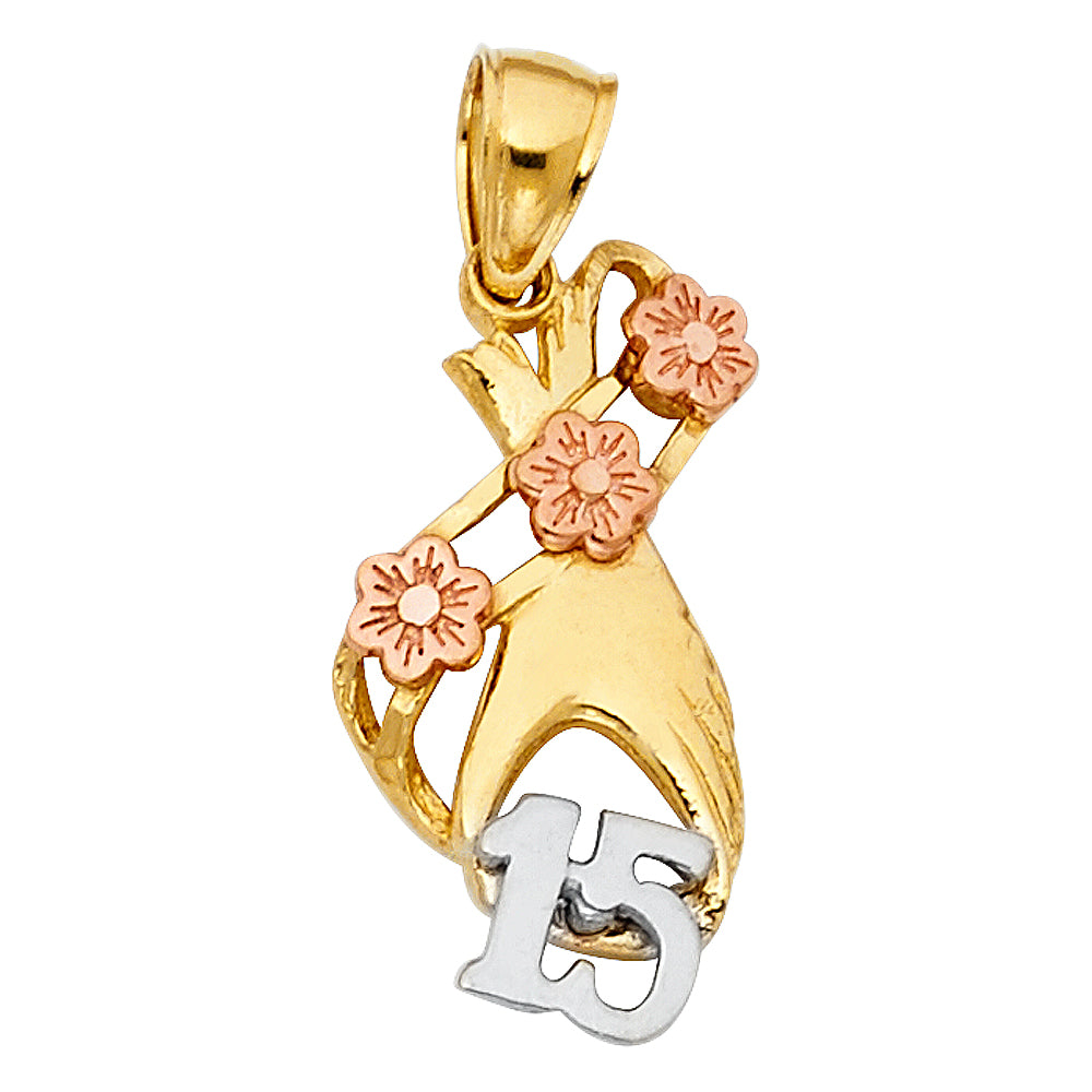 15 Años Pendants - 14K GOLD - PT1914