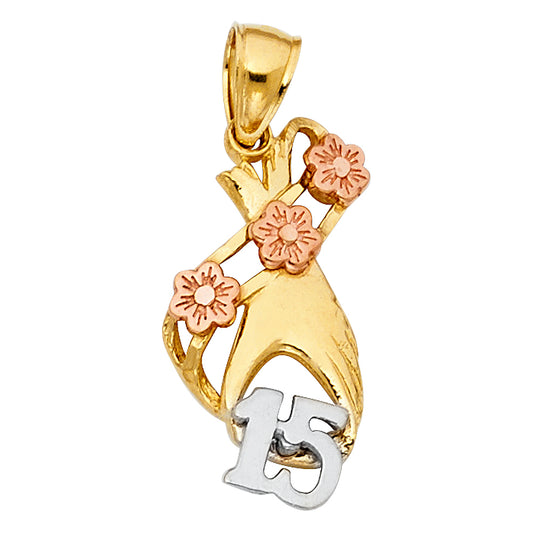 15 Años Pendants - 14K GOLD - PT1914