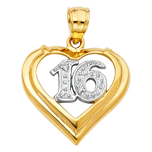 15 Años Pendants - 14K GOLD - PT1919