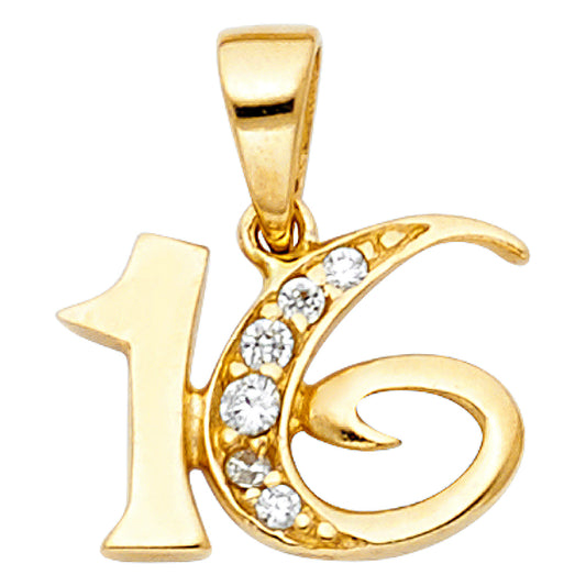 15 Años Pendants - 14K GOLD - PT1925