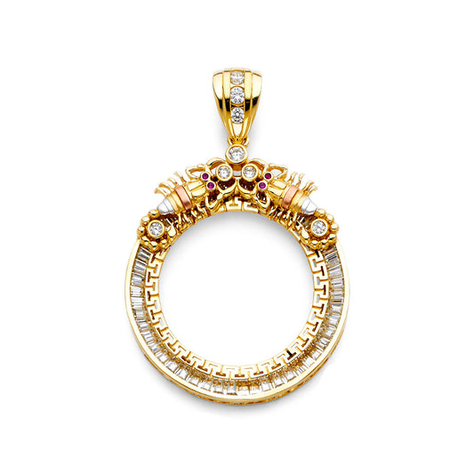 Coin Pendants (50 Pesos) - 14K GOLD - PT2057