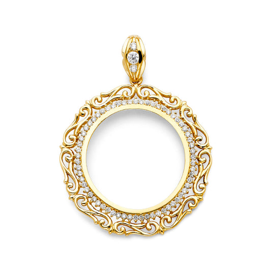 Coin Pendants (50 Pesos) - 14K GOLD - PT2062