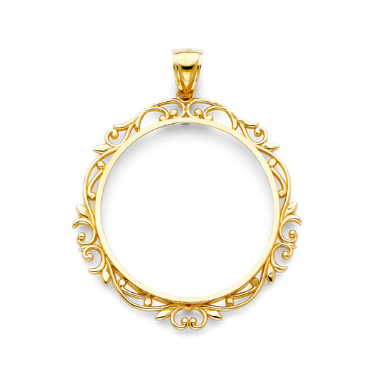 Coin Pendants (50 Pesos) - 14K GOLD - PT2064