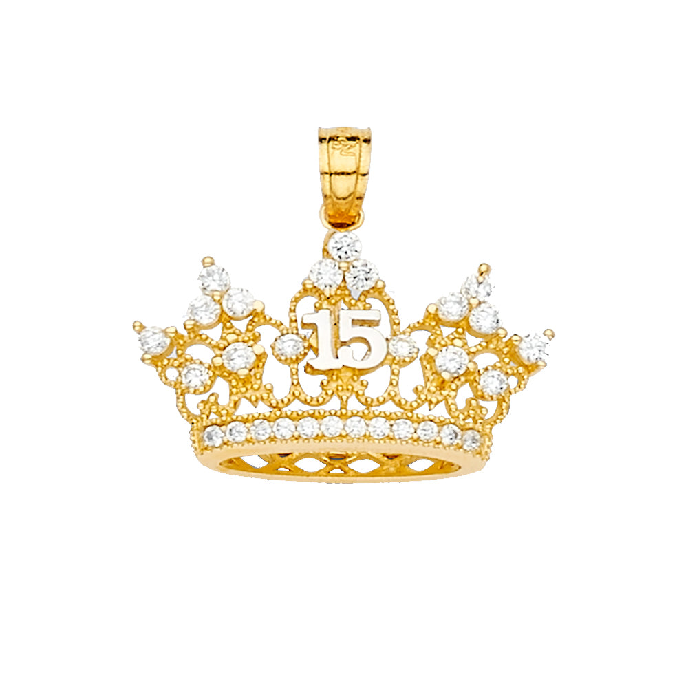 15 Años Pendants - 14K GOLD - PT2145