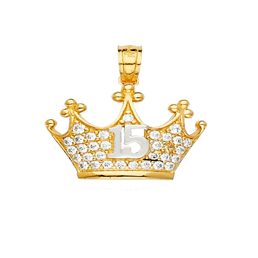 15 Años Pendants - 14K GOLD - PT2146