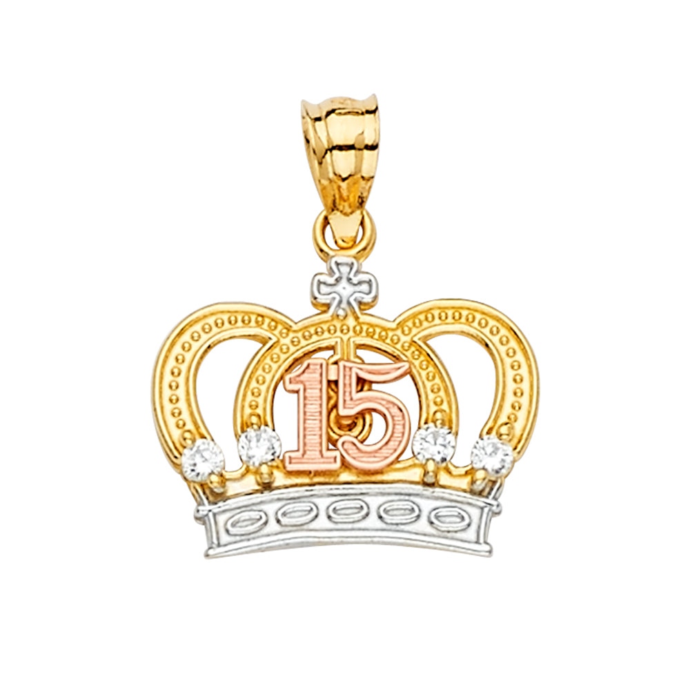 15 Años Pendants - 14K GOLD - PT2147