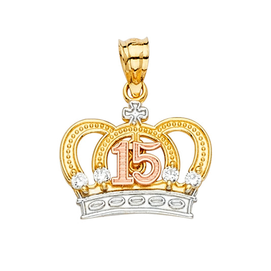 15 Años Pendants - 14K GOLD - PT2147
