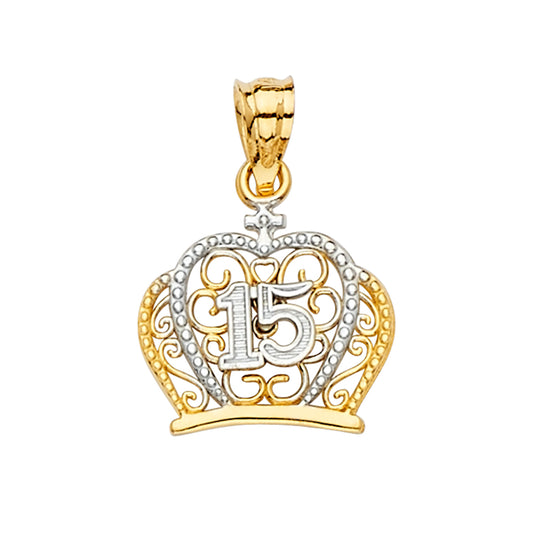 15 Años Pendants - 14K GOLD - PT2148