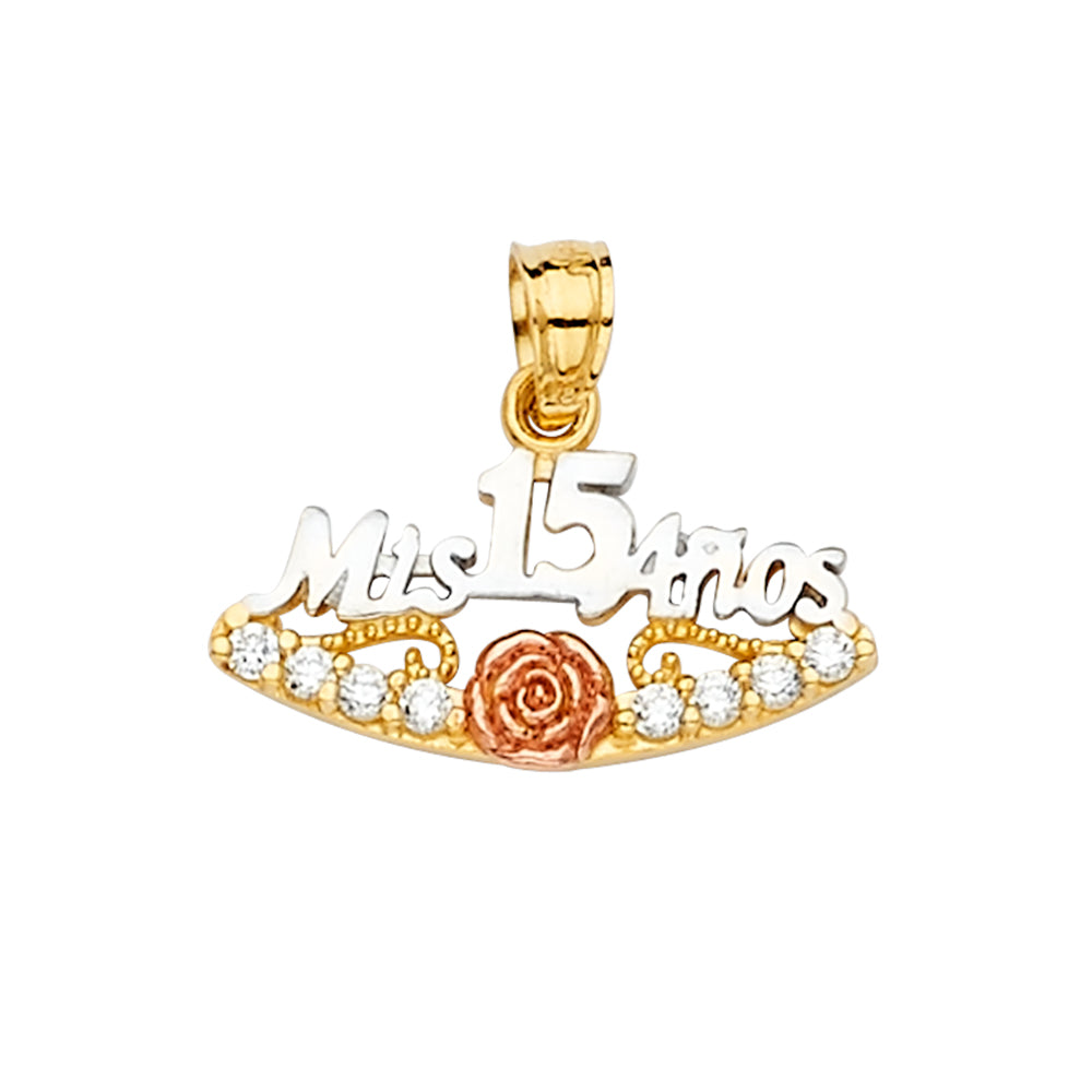 15 Años Pendants - 14K GOLD - PT2357