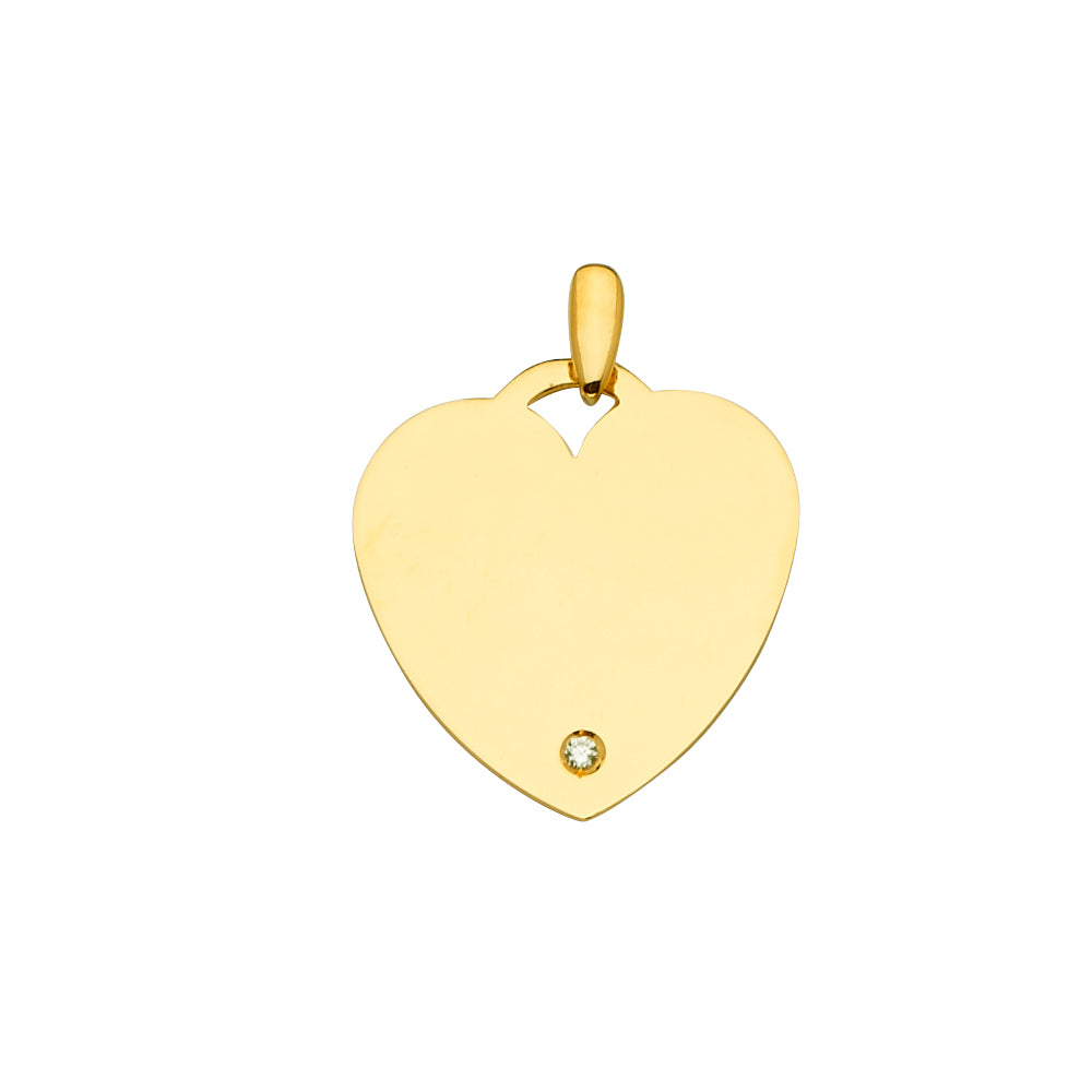Monogram & Enravable Pendants - 14K GOLD - PT2418