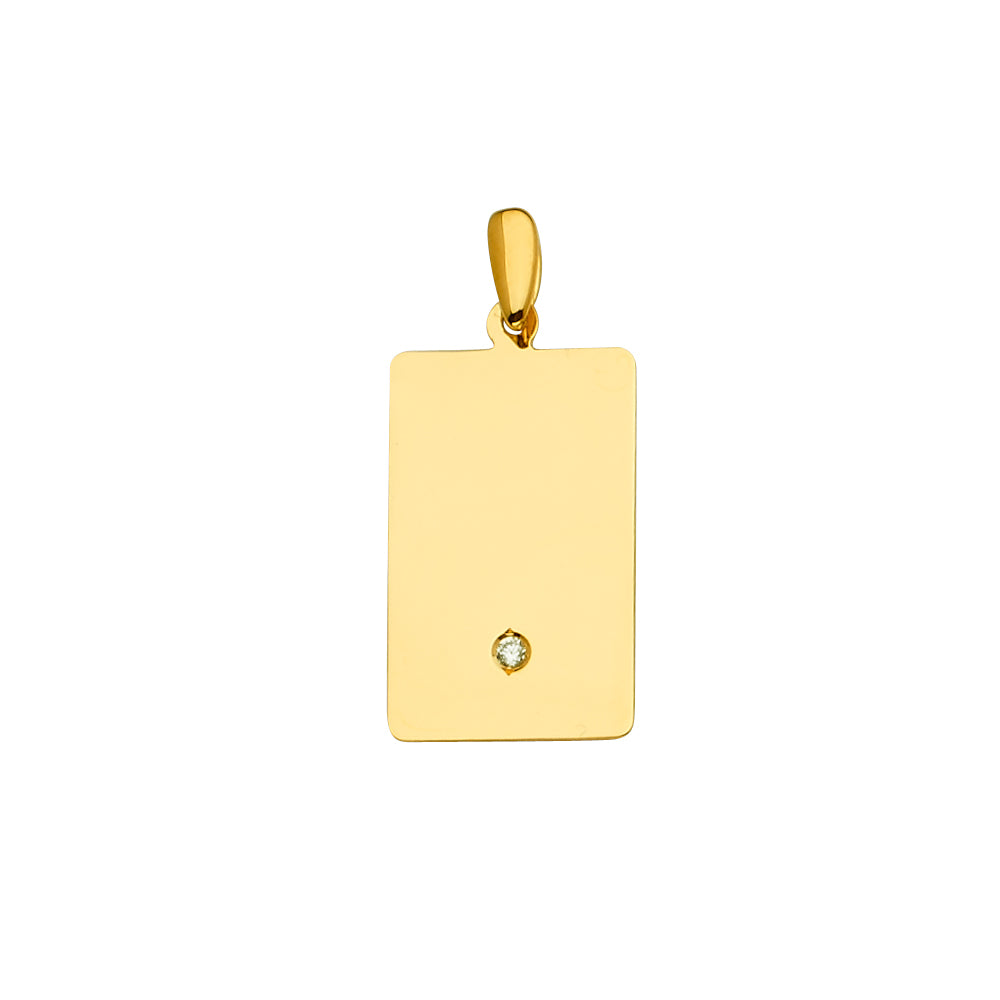 Monogram & Enravable Pendants - 14K GOLD - PT2428
