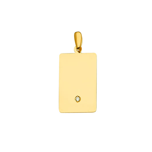 Monogram & Enravable  Pendants  - 14K GOLD - PT2428