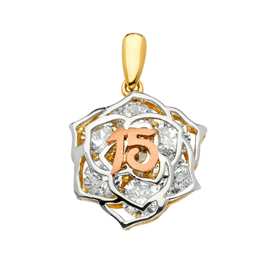 15 Años Pendants - 14K GOLD - PT2510