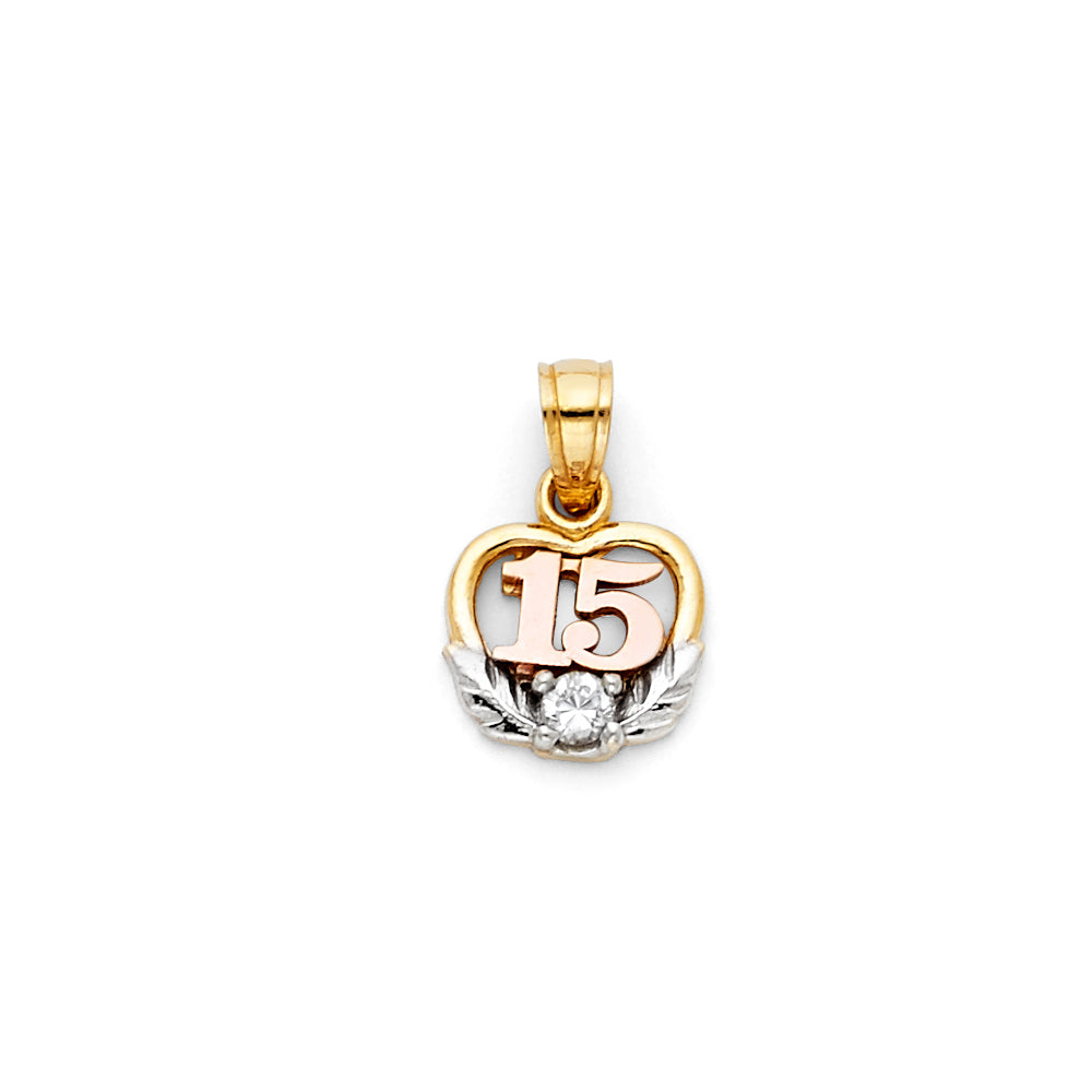 15 Años Pendants - 14K GOLD - PT368