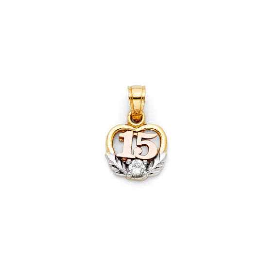 15 Años Pendants - 14K GOLD - PT368