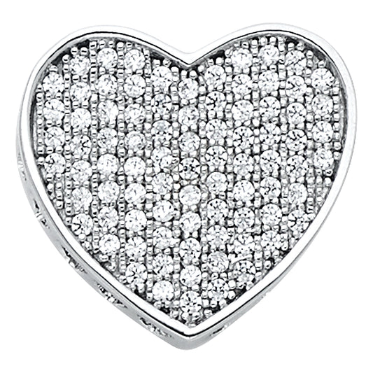 Assorted CZ Heart Pendants - 14K GOLD - PT559