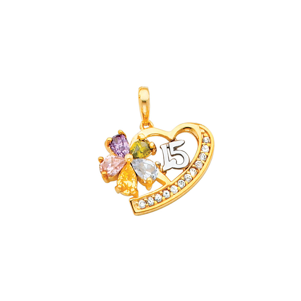 15 Años & Fancy Half Sets -14K GOLD - RG675, PT669
