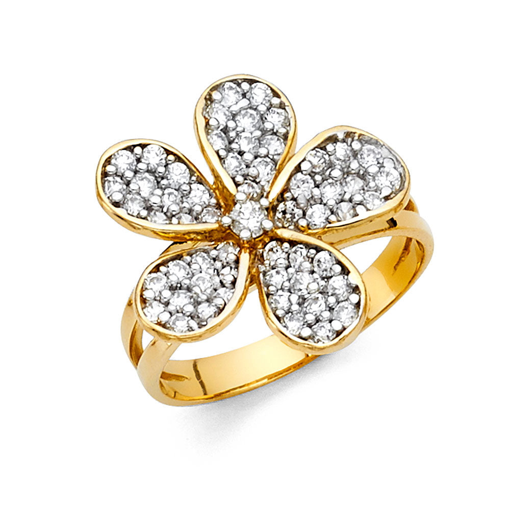 Fancy Rings & CZ Wedding Bands - 14K Gold - RG1371