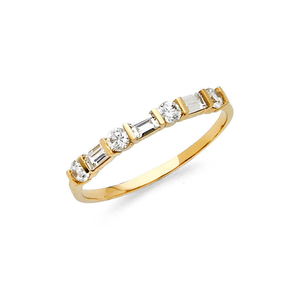 Fancy Rings & CZ Wedding Bands - 14K Gold - RG1383