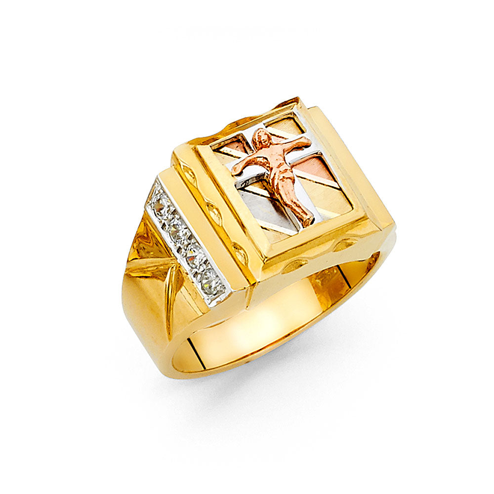 Men’s CZ Rings - 14K Gold - RG1406