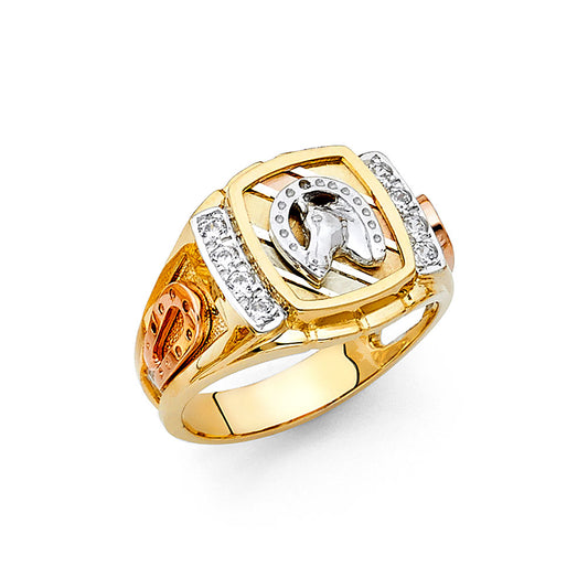 Men’s CZ Rings - 14K Gold - RG1414