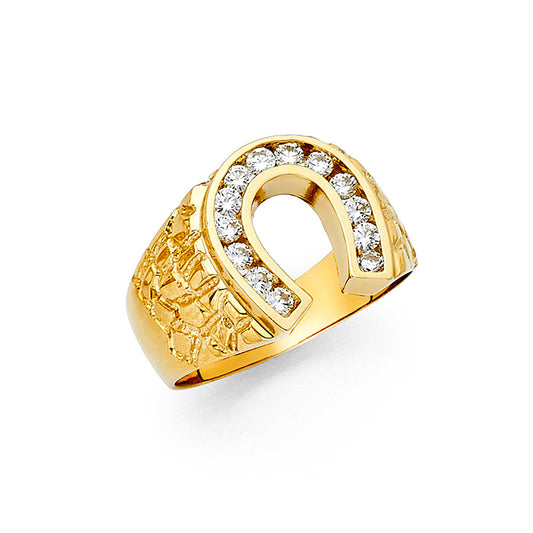 Men’s CZ Rings - 14K Gold - RG1426