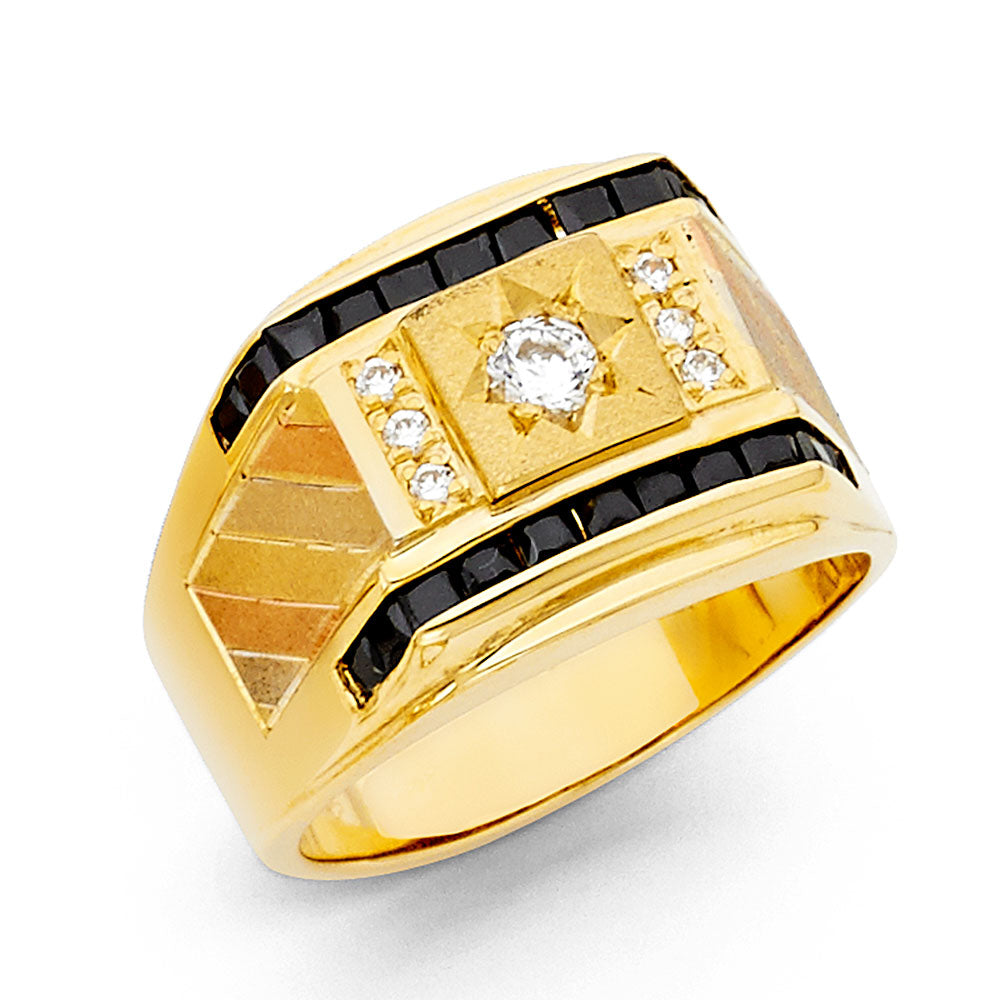 Men’s CZ Rings - 14K Gold - RG1431
