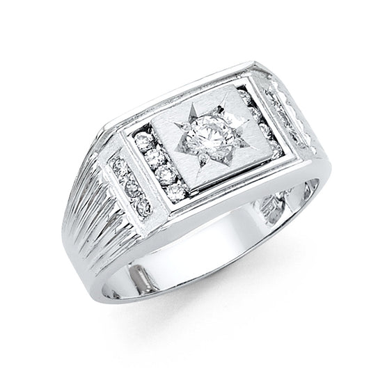 Men’s CZ Rings - 14K Gold - RG1448