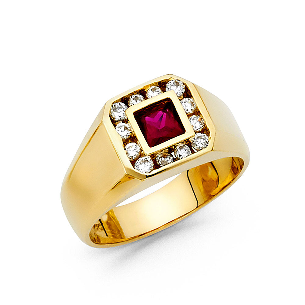 Men’s CZ Rings - 14K Gold - RG1464