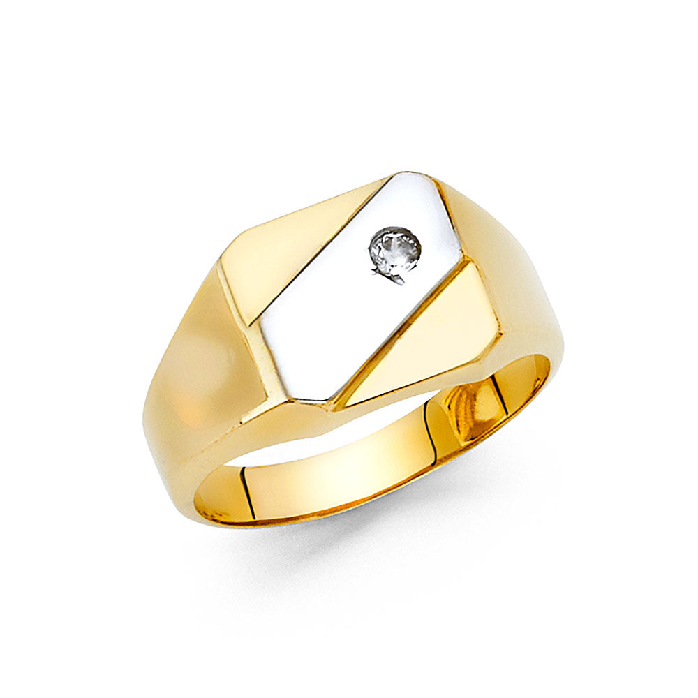 Men’s CZ Rings - 14K Gold - RG1472