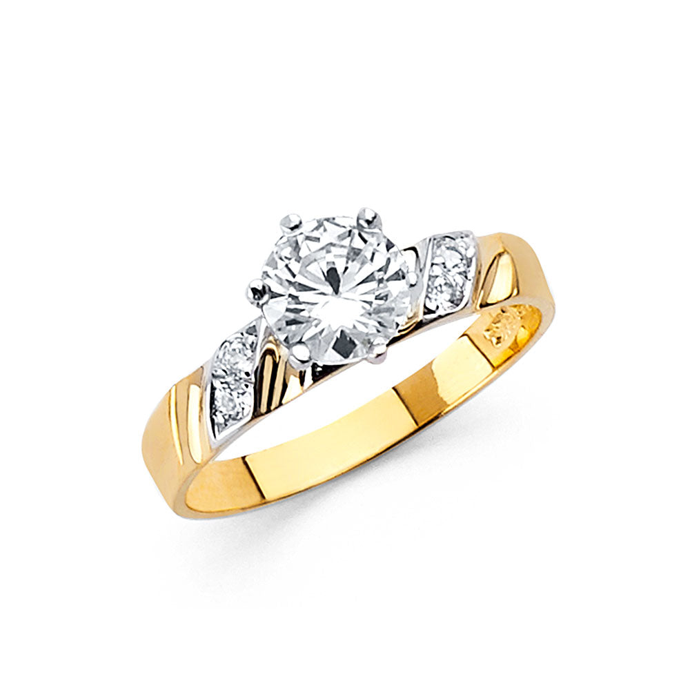 Fancy Rings & CZ Engagement Rings - 14K Gold - RG148E