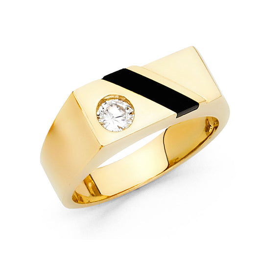 Men’s Onyx Rings - 14K Gold - RG1493