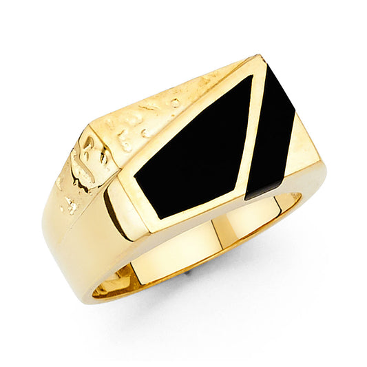 Men’s Onyx Rings - 14K Gold - RG1496