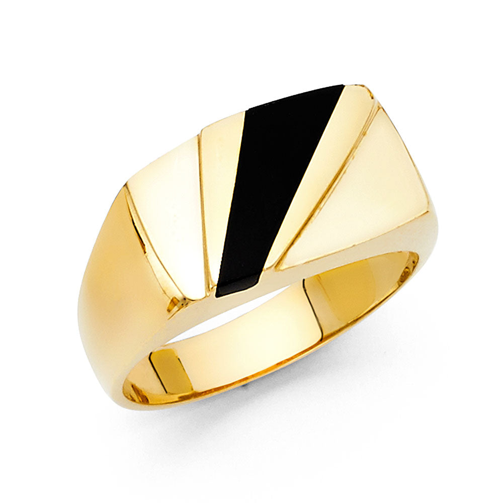 Men’s Onyx Rings - 14K Gold - RG1498