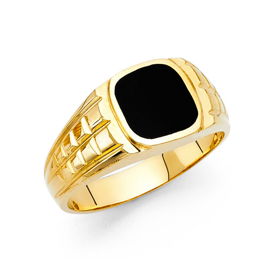 Men’s Onyx Rings - 14K Gold - RG1502