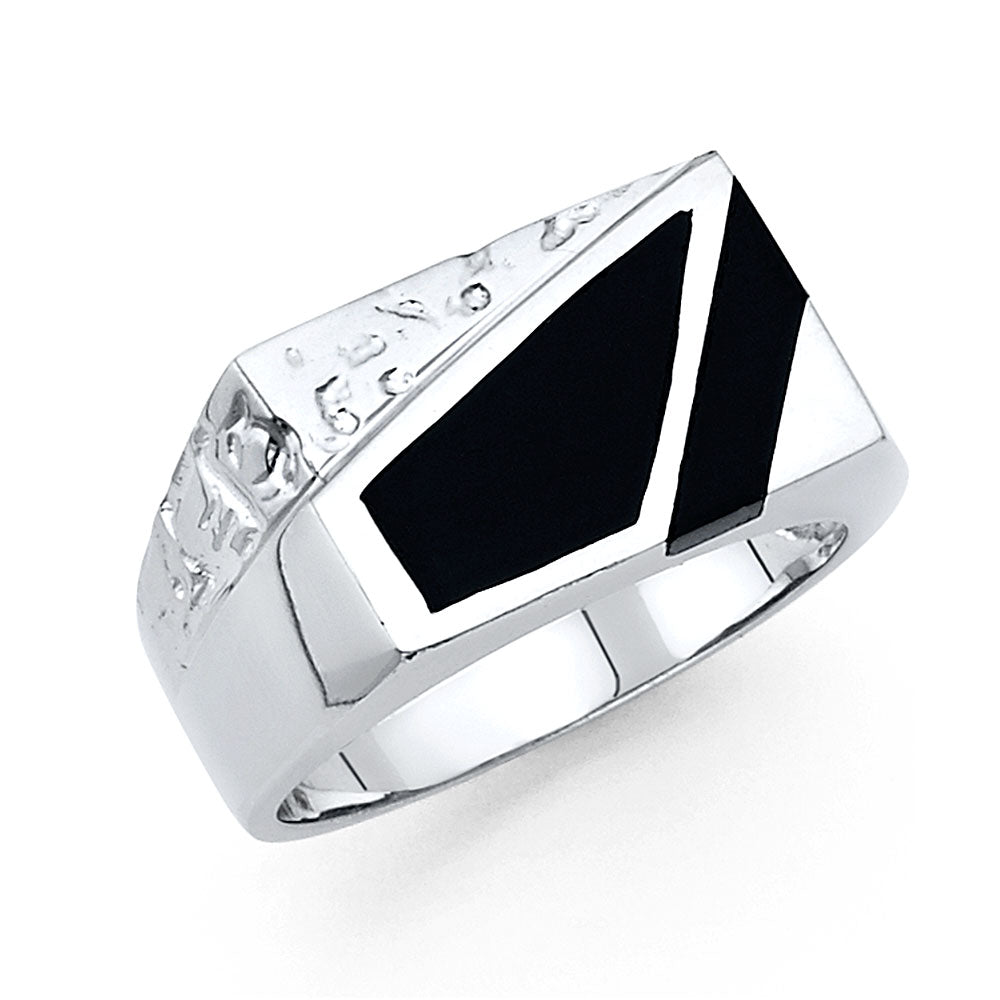 Men’s Onyx Rings - 14K Gold - RG1511