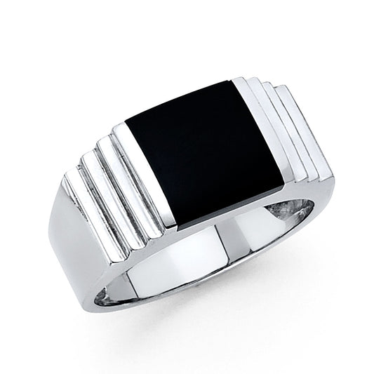 Men’s Onyx Rings - 14K Gold - RG1512