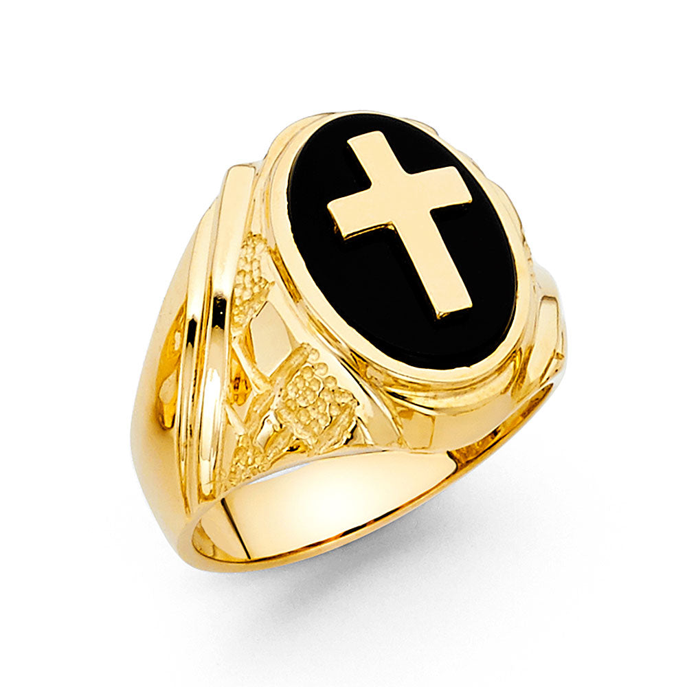 Men’s Onyx Rings - 14K Gold - RG1518