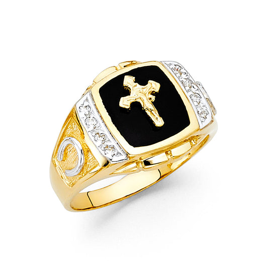 Men’s Onyx Rings - 14K Gold - RG1527
