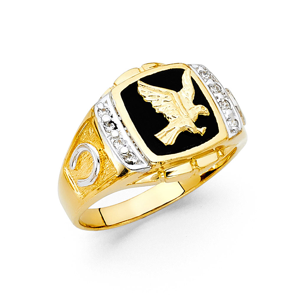 Men’s Onyx Rings - 14K Gold - RG1529