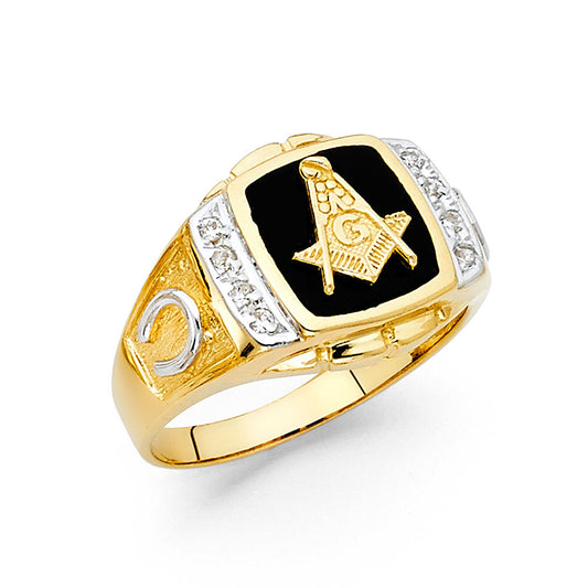 Men’s Onyx Rings - 14K Gold - RG1530