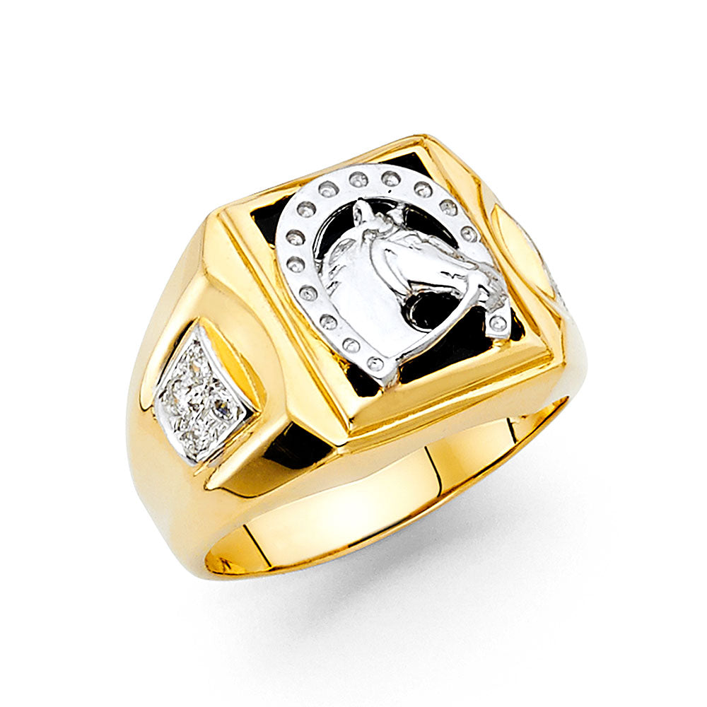 Men’s Onyx Rings - 14K Gold - RG1531