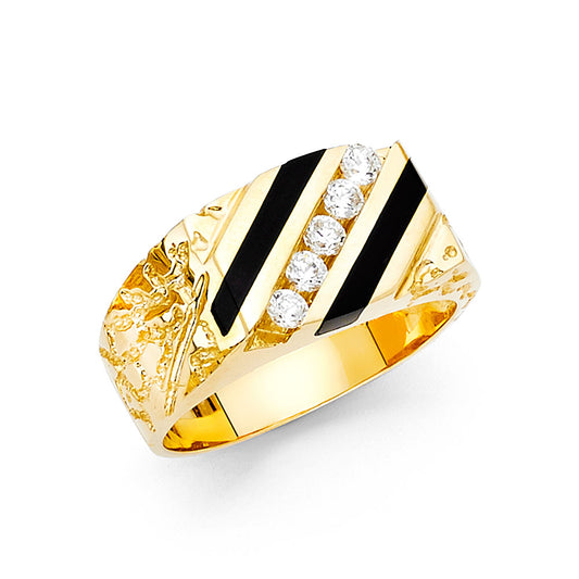 Men’s Onyx Rings - 14K Gold - RG1538