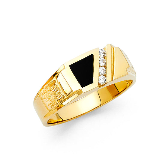 Men’s Onyx Rings - 14K Gold - RG1540