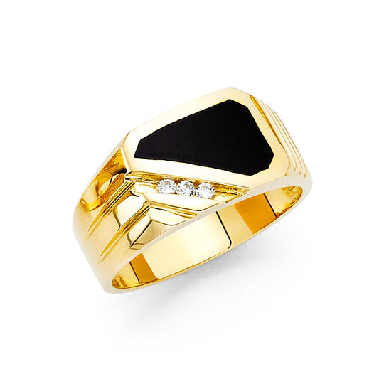 Men’s Onyx Rings - 14K Gold - RG1543