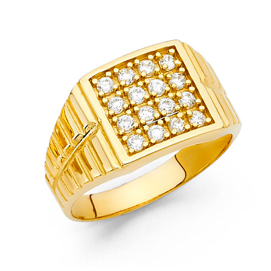 Men’s CZ Rings - 14K Gold - RG1553