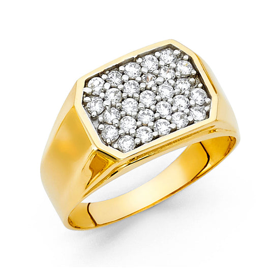 Men’s CZ Rings - 14K Gold - RG1554