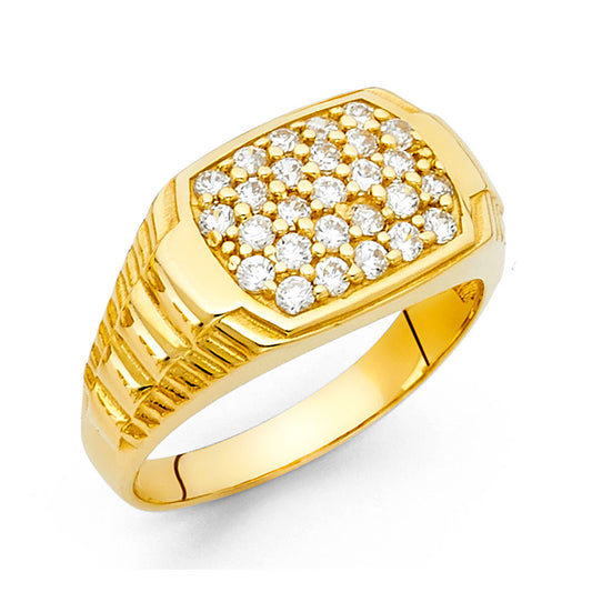 Men’s CZ Rings - 14K Gold - RG1555