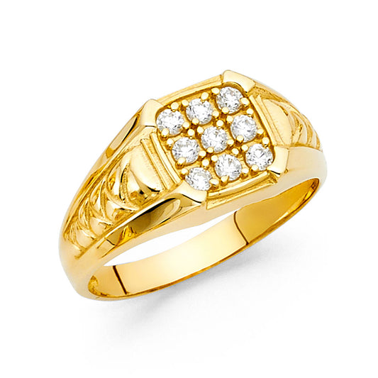 Men’s CZ Rings - 14K Gold - RG1558